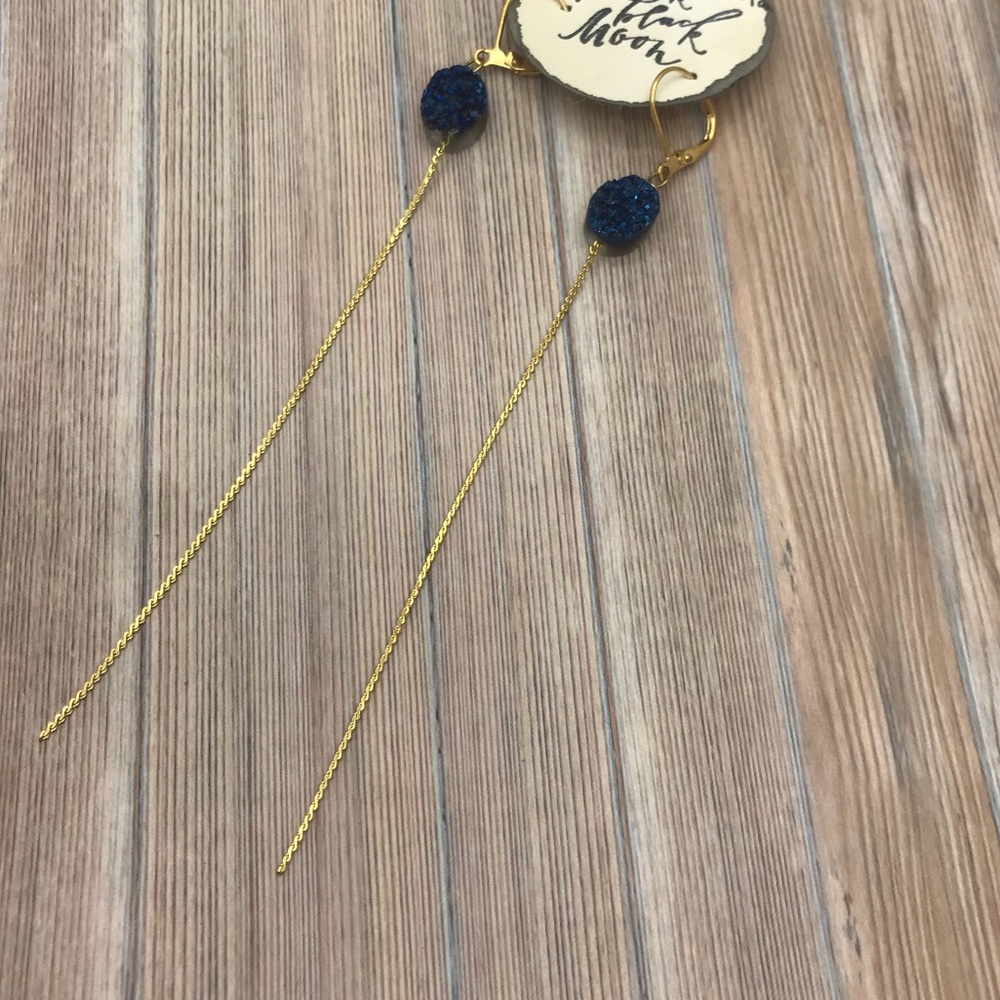 Stunning blue stoned earrings